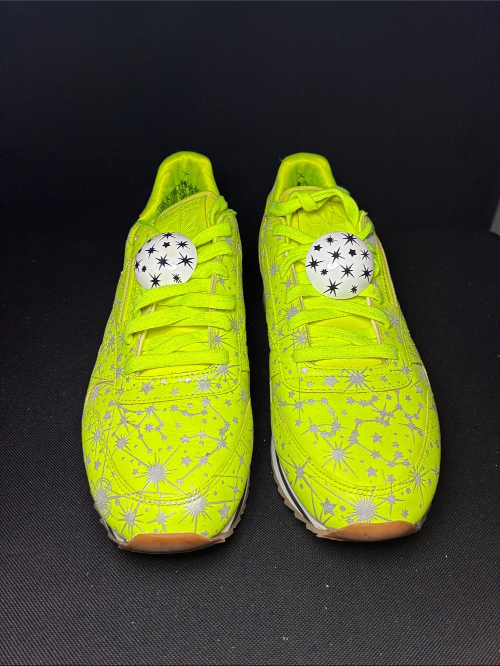 Reebok classic x melody ehsani low top sneaker yellow neon. USED